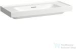 Laufen MEDA 100x46 cm-es fali mosdó jobb és bal oldali pulttal, 3 csaplyukkal, fehér H8101190001081 (H8101190001081)