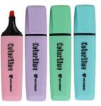 Victoria Szövegkiemelő készlet, 1-5 mm, VICTORIA OFFICE, ColorLine , 4 különböző pasztell szín (TVI322P) - iroda24