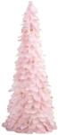 MagicHome MagicHome karácsonyi dekoráció, karácsonyfa pehelyből, rózsaszín, 24 x 60 cm