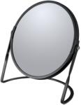 spirella Akira kozmetikai nagyító tükör, mattfekete, fekete