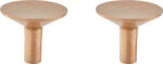 OYOY Cârlige de perete Rina, 4, 5 cm, alamă periată, 2 buc (L300452) Agatator cuier