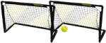 POWER SHOT Pár PVC mini kapu - 0, 9 x 0, 6m (labdával és pumpával) fekete