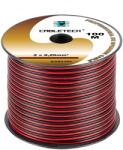 Cabletech Réz hangszórókábel piros-fekete 2x0, 2mm2 /méter (KAB0380)