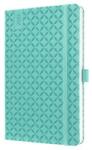 Sigel Naptár, A5, heti, 2026, kemény borító, SIGEL "Jolie", aqua zöld (J6103) - tonerpiac