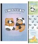 M&G Panda és Medve A5-ös vonalas jegyzetfüzet (4 minta)