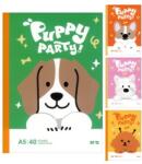 M&G Puppy Party A5-ös vonalas jegyzetfüzet! (4 minta)