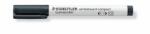 STAEDTLER Táblamarker, 1-2 mm, kúpos, STAEDTLER "Lumocolor 341", fekete (TS34199) - tintasziget