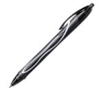 BIC Géltoll, 0, 3 mm, nyomómechanizmussal, BIC "Gel-ocity Quick Dry", fekete