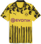 PUMA Férfi Futball Rövid Ujjú Póló Slim Fazon Kidsuper X Borussia Dortmund Sárga PUMA fekete|sárga