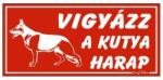 Gungl dekor Piktogram Vigyázz a kutya harap! piros (000/ 470P) - tonerpiac