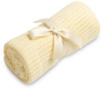 Sensillo csípkés pamut takaró 110x70 cm-Natural - manopalota