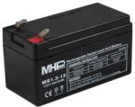 CARSPA Pb akkumulátor MHPower VRLA AGM 12V/1.3Ah (MS1.3-12 MS1.3-12