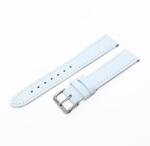  Karóra szíj, fehér színű, 75+115mm/ 18 mm (6286-8)