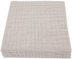EKO Muszlin Lepedő Beige 60x120cm - Légáteresztő, Puha és Természetes Pamut Lepedő Kiságyhoz