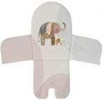 Ceba Baby Basic Etetőszék Betét 38x28cm Elephant Family - Puha, Kényelmes és Könnyen Tisztítható Ülésbetét Babáknak