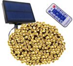 ProGarden 10, 8 m-es 240 LED-es fényfüzér, hybrid tölthető-napelemes, meleg fehér, 8 világítási mó, időzíthető, távvezérlős (AEX100100)