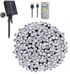 ProGarden 21, 6 m-es 480 LED-es fényfüzér, hybrid tölthető-napelemes, hideg fehér, 8 világítási mód, időzíthető, távvezérlős (AEX100010)