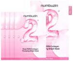Numbuzin No. 2 Rose PDRN Collagen Plumping Sheet Mask - 4 bucăți Masca de fata