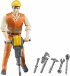 BRUDER Figurină muncitor în construcții Bruder BWORLD Figurina