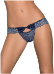 Obsessive Auroria - masnis hímzett női bugyi (kék) (23108994111) - padlizsan