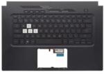 ASUS TUF Dash F15 FX516 FX516PR FX516PC FX516PE FX516PM series 90NR0651-R31US0 amerikai angol (US) kiosztású billentyűzettel multicolor háttérvilágítással palmrest/topcase felső burkolat
