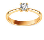 Heratis Forever Eljegyzési gyűrű lab-grown gyémánttal, 14 K sárga arany FLLG035