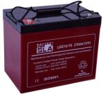 SLA 12V 75Ah Ciklikus Zselés akkumulátor LDC12-75 inverterhez akciós