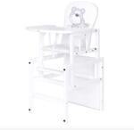 DREWEX etetőszék Antonio Lovely (maci) fehér