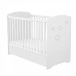 TIMBA Félix ágy+ágyneműtartó 60*120 Zárt végű Fehér/csillag