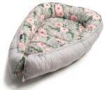 WOMAR babafészek szürke-rózsa