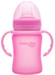 Everyday 263024 itatópohár 150ml 6+hó Rózsa, ütésálló üveg