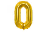PartyDeco S. r. o 0. szám, fólia lufi, 86 cm, arany