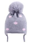 yo sapka CZZ-0496G 46-48 lány téli dupla kötött