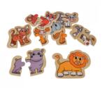 Simba Toys 100005206 állatos kirakó 16db-os fa