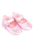 yo cipő OBO-0164G 9-15hó rózsaszín virággal, pántos