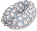Sensillo szoptatós párna XL szürke, pamut virág SILLO-22750