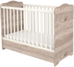 TIMBA Viki ágy+ágyneműtartó 60*120 Zárt végű Krém/fűz