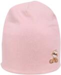 yo sapka CDA-0001G 46-48 pink púder lány dupla őszi sapka