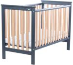 DREWEX Leo kiságy grafit leengedhető oldalú