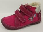 Szamos 1555-458011 23 lány cipő szőrmebélés pink-ezüst 2tépő