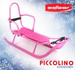 Adbor szánkó háttámlás pink