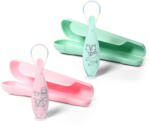 BabyOno 1461 etetőkanál szilikon, tapadókorongos, tokkal