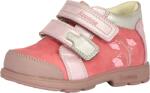 Szamos 1638-507492 30 2tépős bokacipő coral-pink-ezüst SUPI