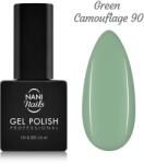 Naní gél lakk 6 ml - Green Camouflage