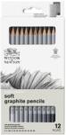 Winsor & Newton Grafitceruza készlet 12 db-os - puha Winsor & Newton