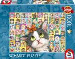 Schmidt Spiele - Macska Pofik 1000 darabos kirakó (59759)