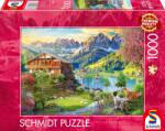 Schmidt Spiele - Pihenés a Dolomitokban 1000 darabos kirakó (58886)