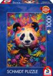 Schmidt Spiele - Panda a Szivárványszínű Erdőben 1000 darabos kirakó (59781)