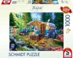 Schmidt Spiele - Lakókocsis kirándulás a hegyekben 1000 darabos kirakó (58575)