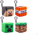 REGIO JÁTÉK Minecraft plüss kocka kulcstartó 8 cm figurával, 4 féle (86929)
